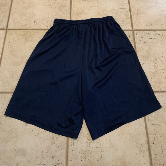 The Authentic T-Shirt Company Men's Athletic Shorts Navy Blue #9 Size M - Picture 4 of 5